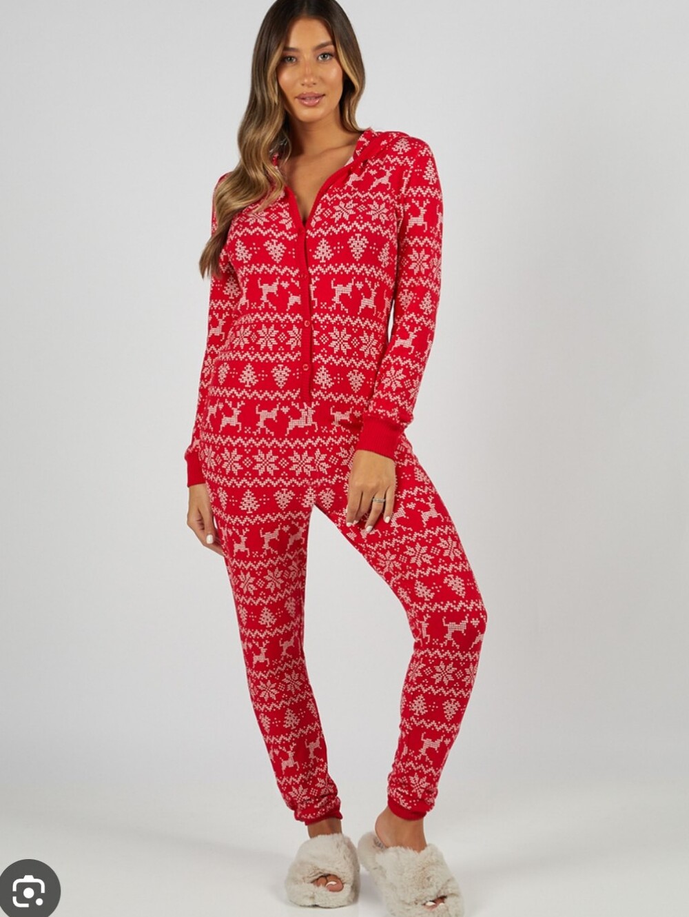 Hearth And Hand Red Onesie Jumpsuit XS